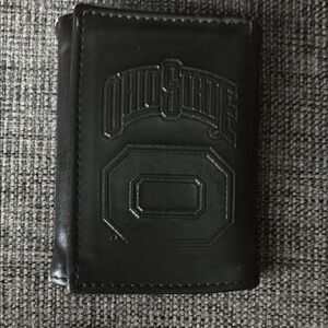 Ohio State Black Leather Wallet